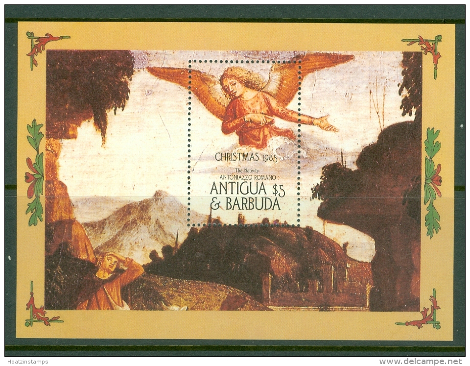 Antigua &amp; Barbuda: 1985   Christmas - Religious Paintings   M/S  MNH - Antigua And Barbuda (1981-...)