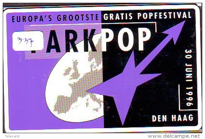 NEDERLAND CHIP TELEFOONKAART CRE 337 *  Parkpop '96  Den Haag  *  Telecarte A PUCE PAYS-BAS * ONGEBRUIKT MINT - Privées