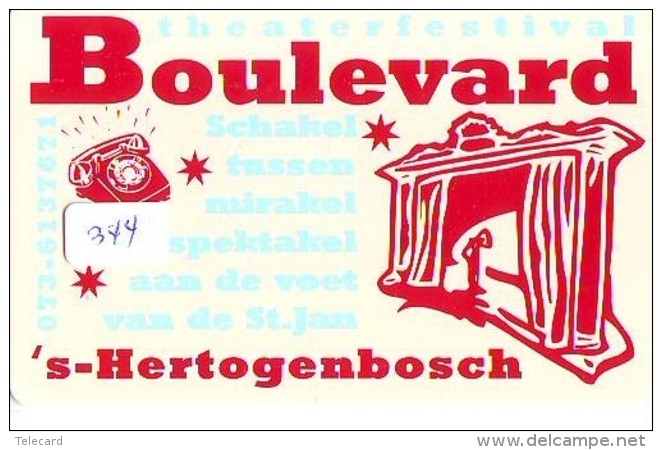 NEDERLAND CHIP TELEFOONKAART CRE 344 * Boulevard S Hertogenbosch *  Telecarte A PUCE PAYS-BAS * ONGEBRUIKT MINT - Private