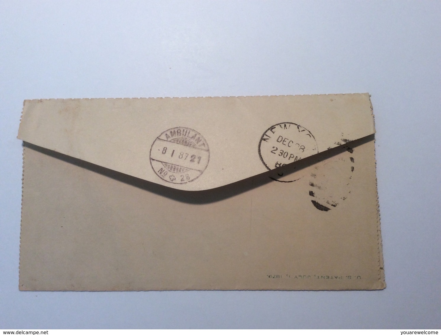 USA Postal Stationery + Bank Note Issue Frkg NEW YORK 1886 > Weinfelden Thurgau Schweiz (Brief Cover Letter Card - Briefe U. Dokumente