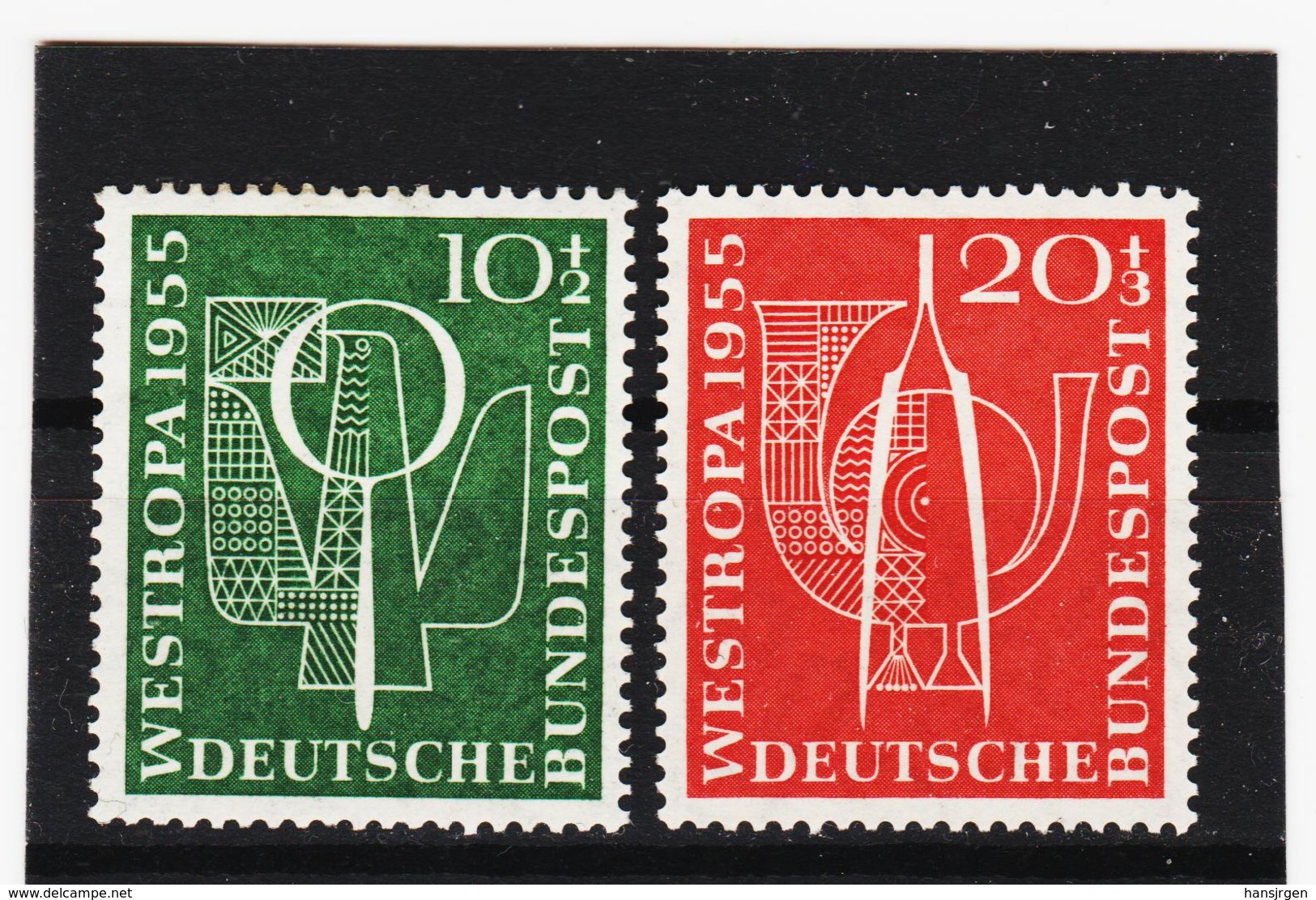 ORY197 DEUTSCHLAND BRD 1955 Michl 217/18 ** Postfrisch SIEHE ABBILDUNG - Ungebraucht