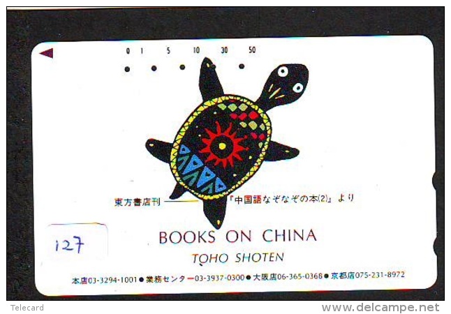 Télécarte JAPON * CHINA RELATED * TURTLE  (127) Telefonkarte Phonecard JAPAN * - Japan