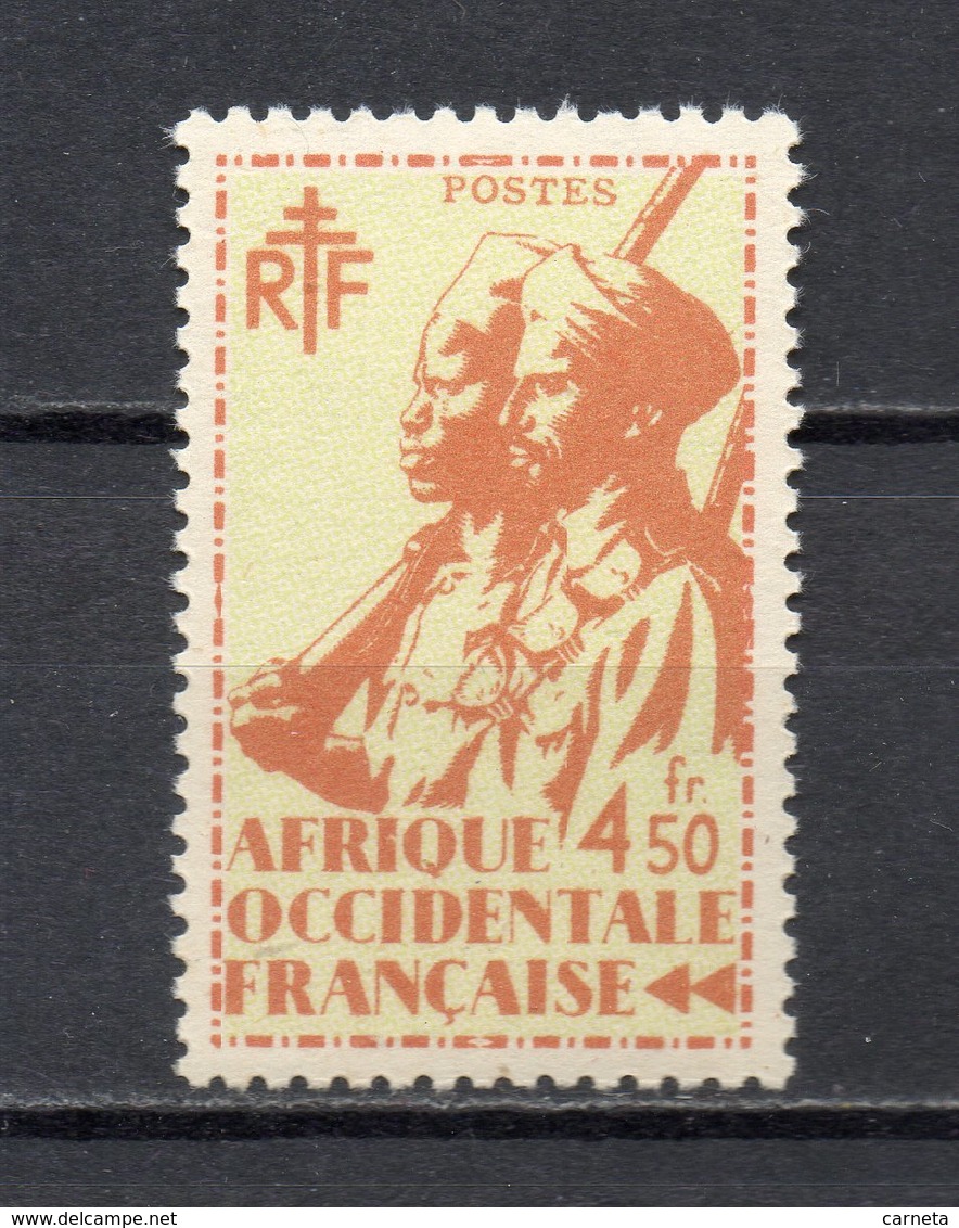 AOF N° 18   NEUF SANS CHARNIERE COTE  0.70€ TIRAILLEUR SOLDAT - Unused Stamps