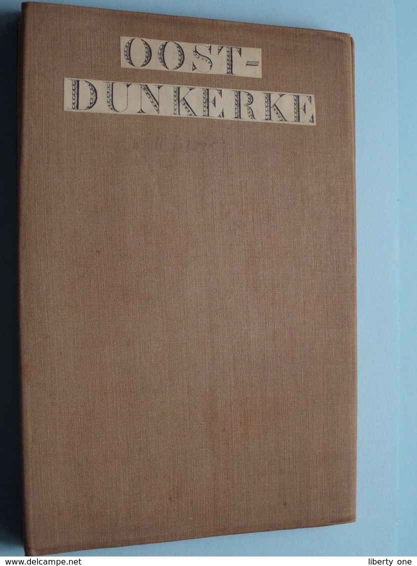 OOST-DUNKERKE ( MER DU NORD )  ( Kaart Op Katoen / Cotton ) Belgique 1895 ( J.B. De Lahoese ) 1/40.000 ! - Europe