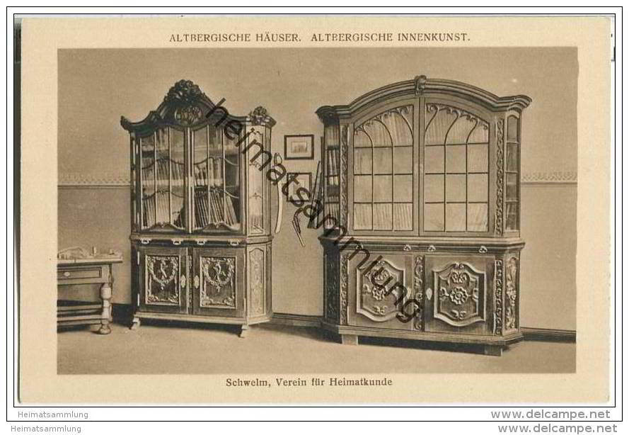 Schwelm - Verein Für Heimatkunde - Altbergische Häuser - Altbergische Innenkunst - Schwelm