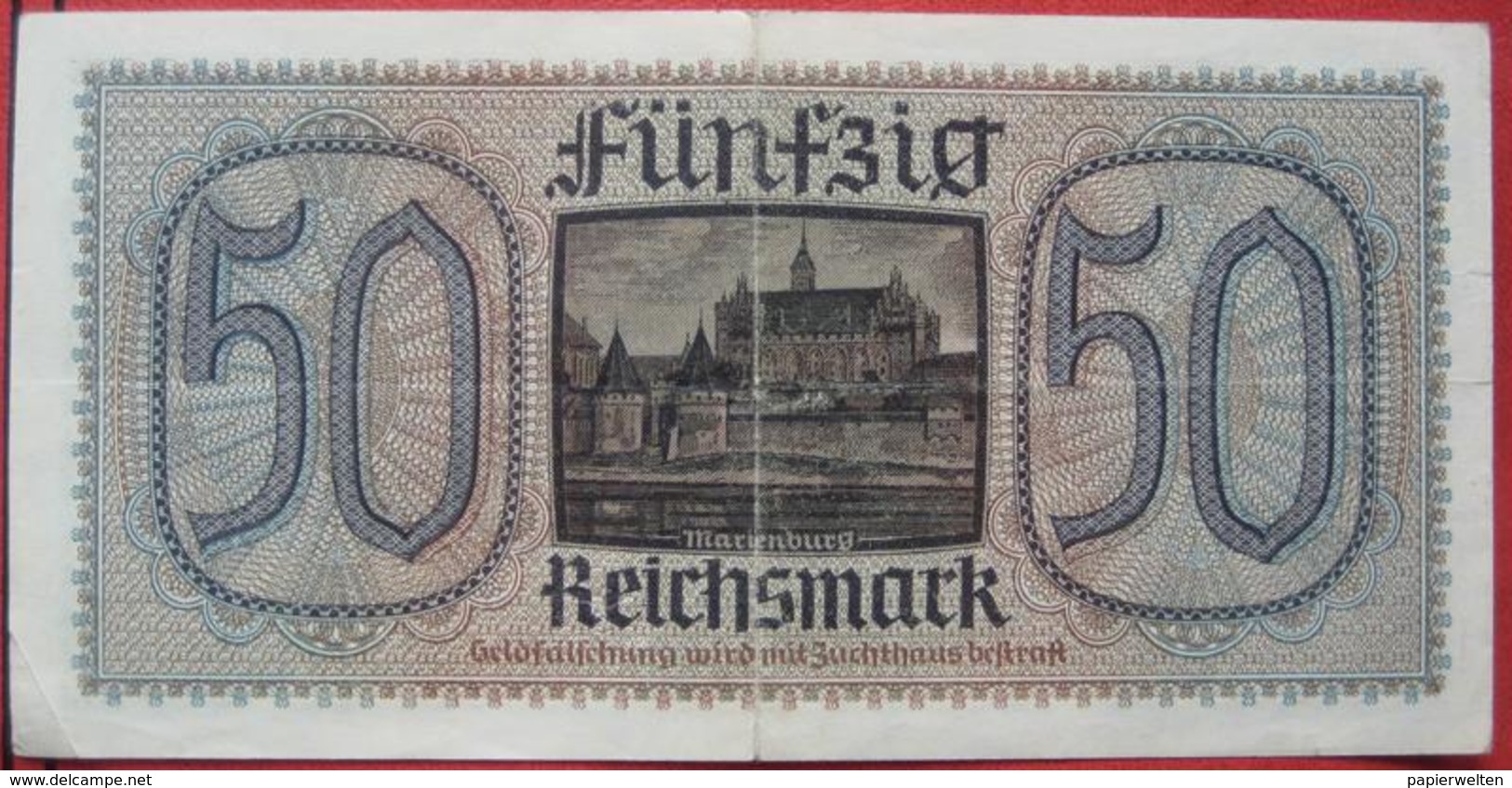 50 Reichsmark ND (Reichskreditkassen) (WPM R140) - 50 Reichsmark