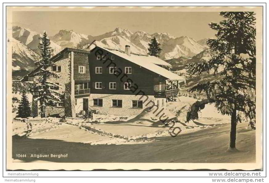 Sonthofen - Allgäuer Berghof Mit Alpe Eck - Foto-AK - Sonthofen