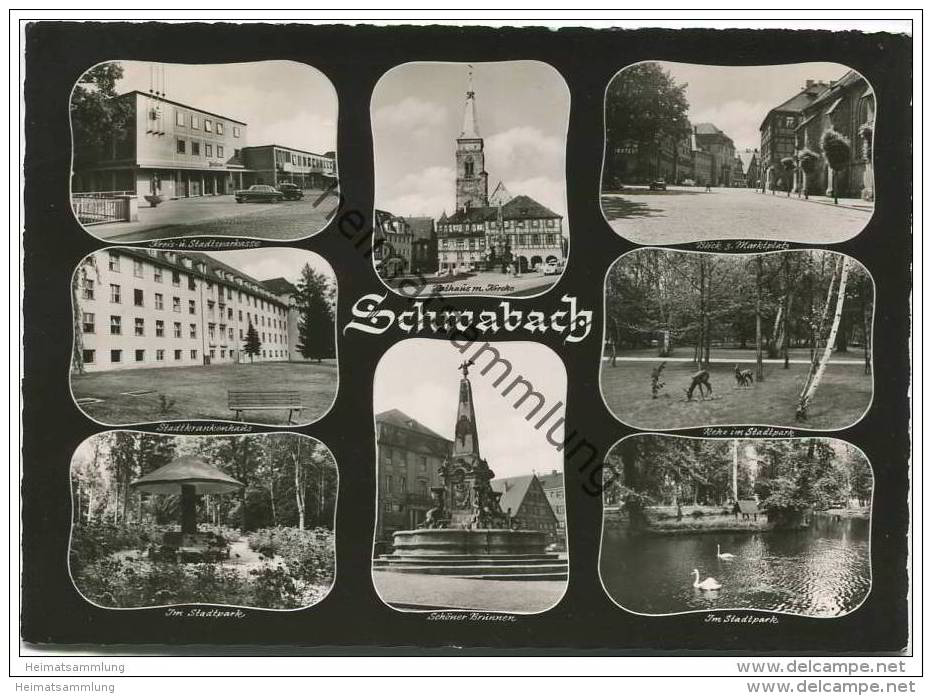 Schwabach - Foto-AK Grossformat - Schwabach