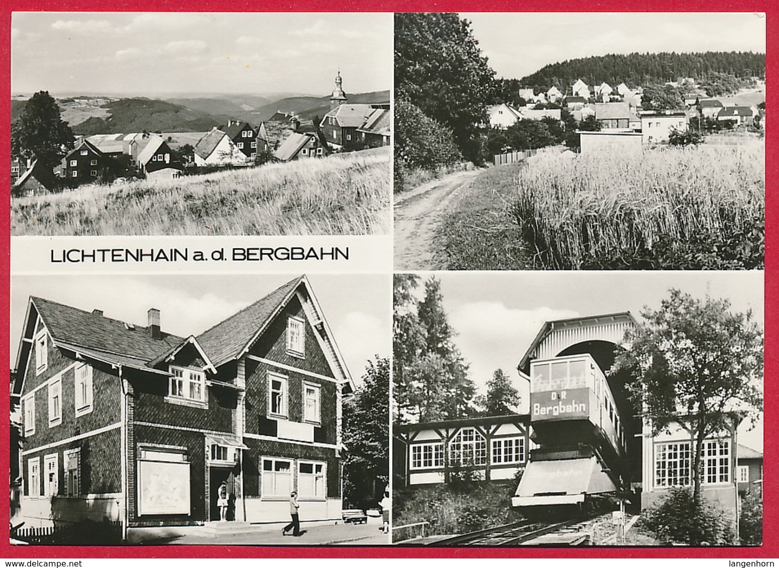 AK Aus Lichtenhain A.d. Bergbahn ~ 1979 - Lichtenhain