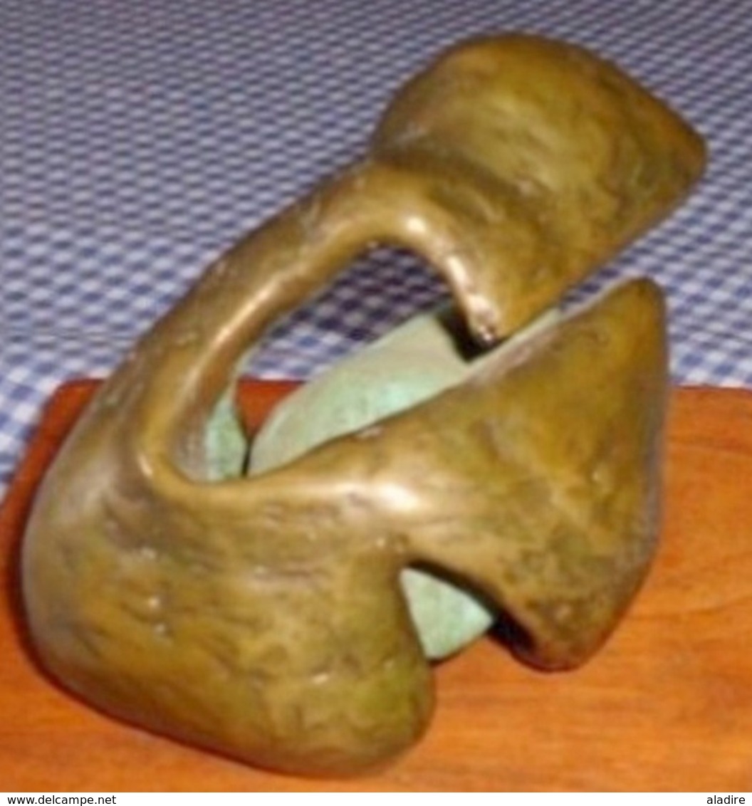 Toivo Puhm, Canada - L ' Infiniment Petit - Bronze, Pièce Unique, 1970 - Bronzen