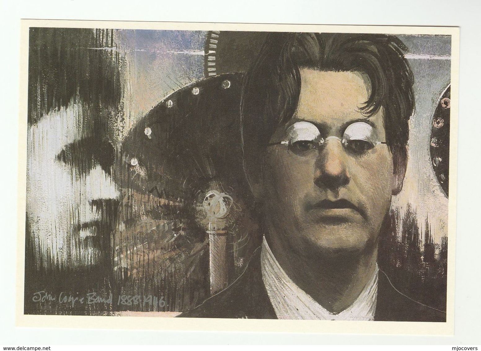 1989 Pioneer JOHN LOGIE BAIRD ,  TELEVISION Art Scottish Post Office Board Postcard Gb Broadcasting Tv - Other & Unclassified
