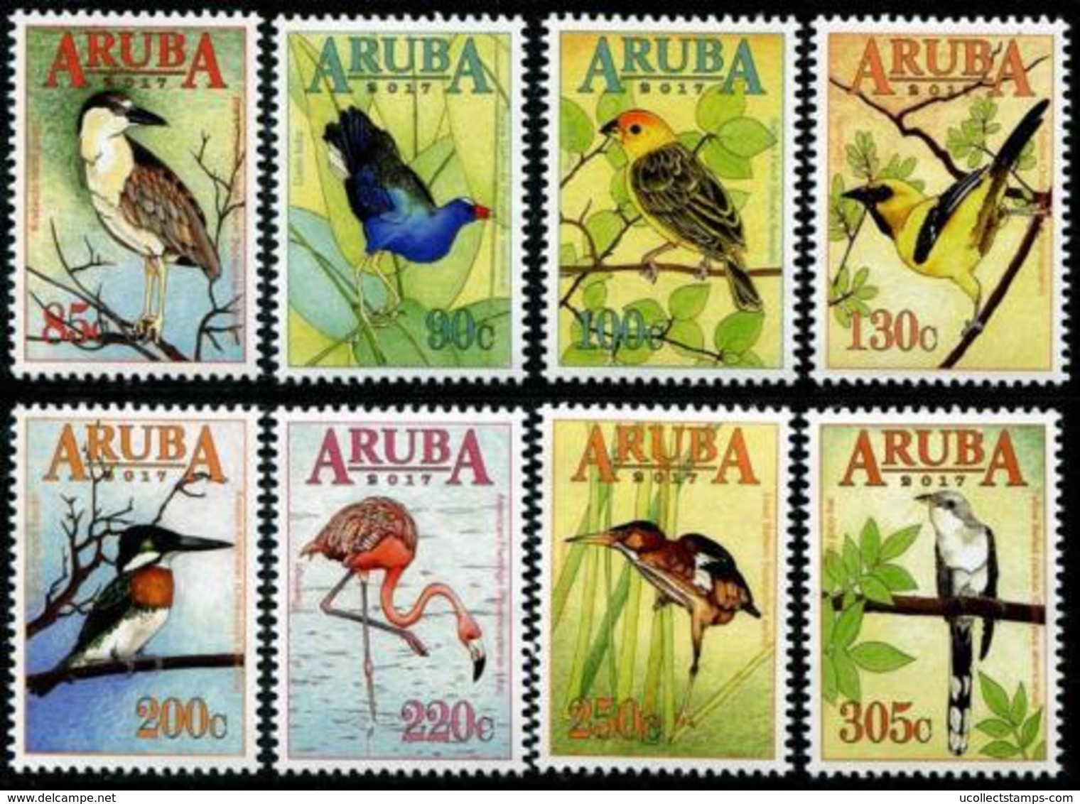 Aruba 2017   Vogels  Birds     Postfris/mnh/neuf - Ongebruikt