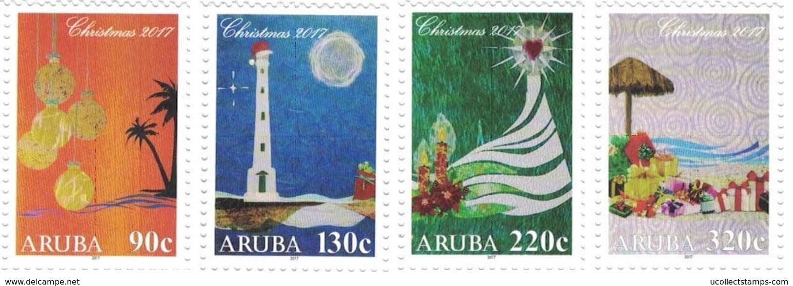 Aruba 2017  Kerstmis Christmas   Weihnachten Noell         Postfris/mnh/neuf - Ongebruikt