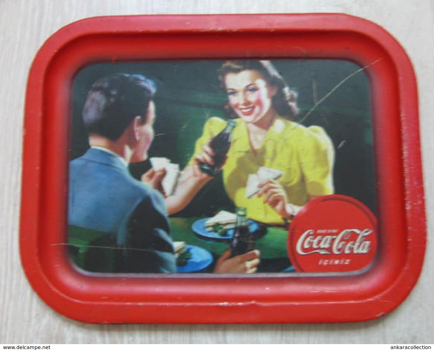 AC - COCA COLA TIN TRAY #6 FROM TURKEY - Bandejas