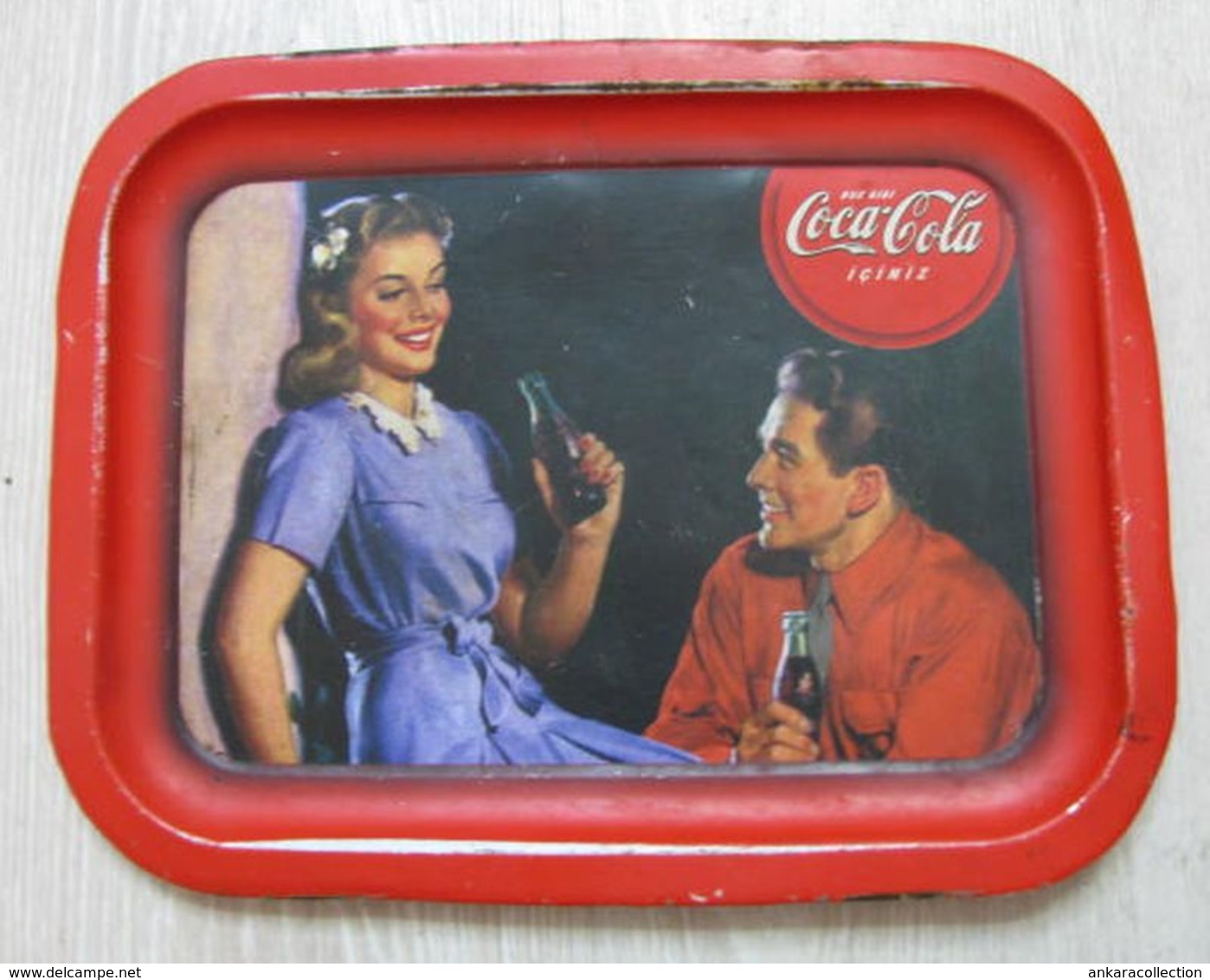 AC - COCA COLA TIN TRAY #7 FROM TURKEY - Tabletts