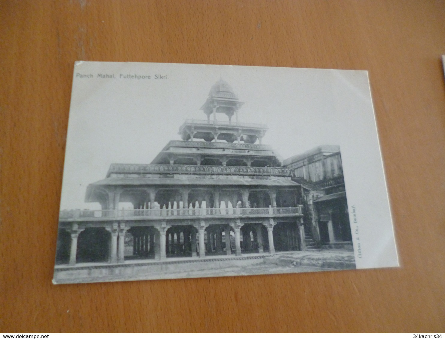 CPA Inde India Précurseur Avant Before 1906  Panch Mahal Futtehpore Sikri Paypal Accept Out Of Europe - Chine