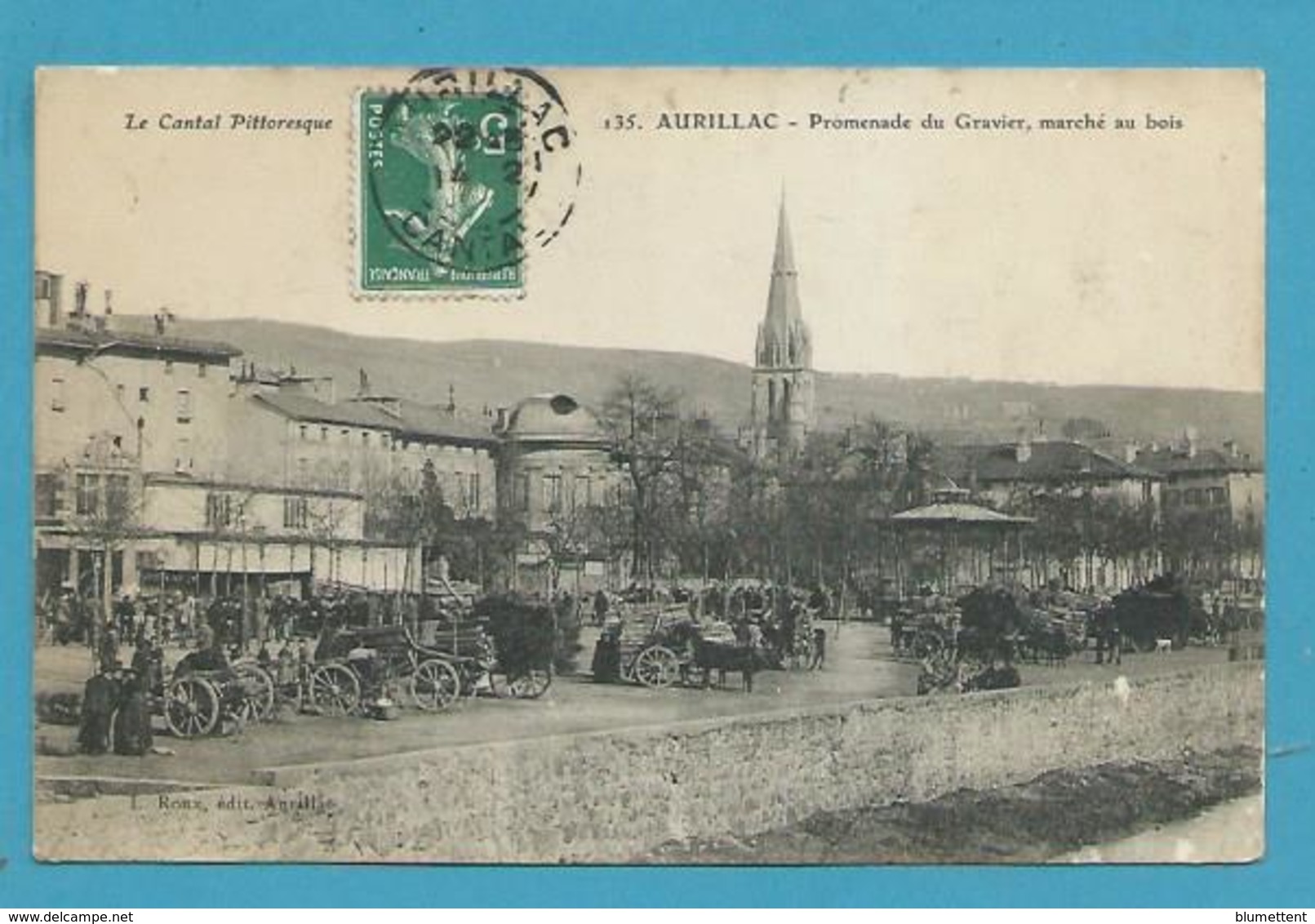 CPA - Marché Au Bois Promenade Du Gravier AURILLAC 15 - Aurillac