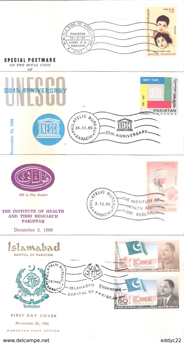 Pakistan - 11 Different FDC  (to See 3 Scans) - Pakistan