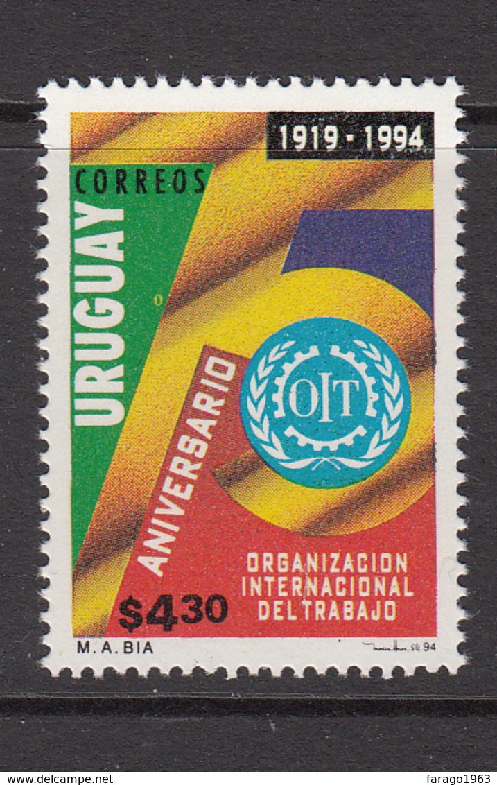 1994 Uruguay ILO Labour Complete Set Of 1 MNH - Uruguay