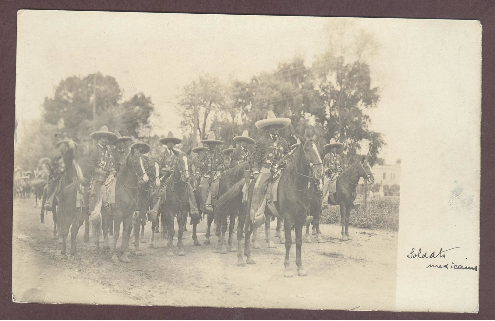 Mexico  * Soldats Mexicains à Cheval *  Soldados Mexicanos  A Caballo *  Mexique México  * - Mexique