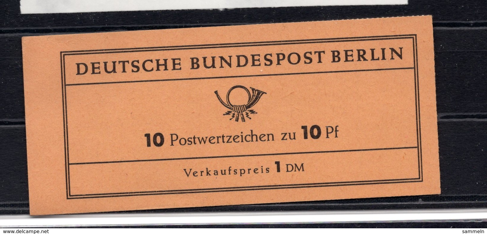 9682 Deutschland, Germany, Berlin-West, MH3 CII Mit HBl. 11A Mnh - Booklets