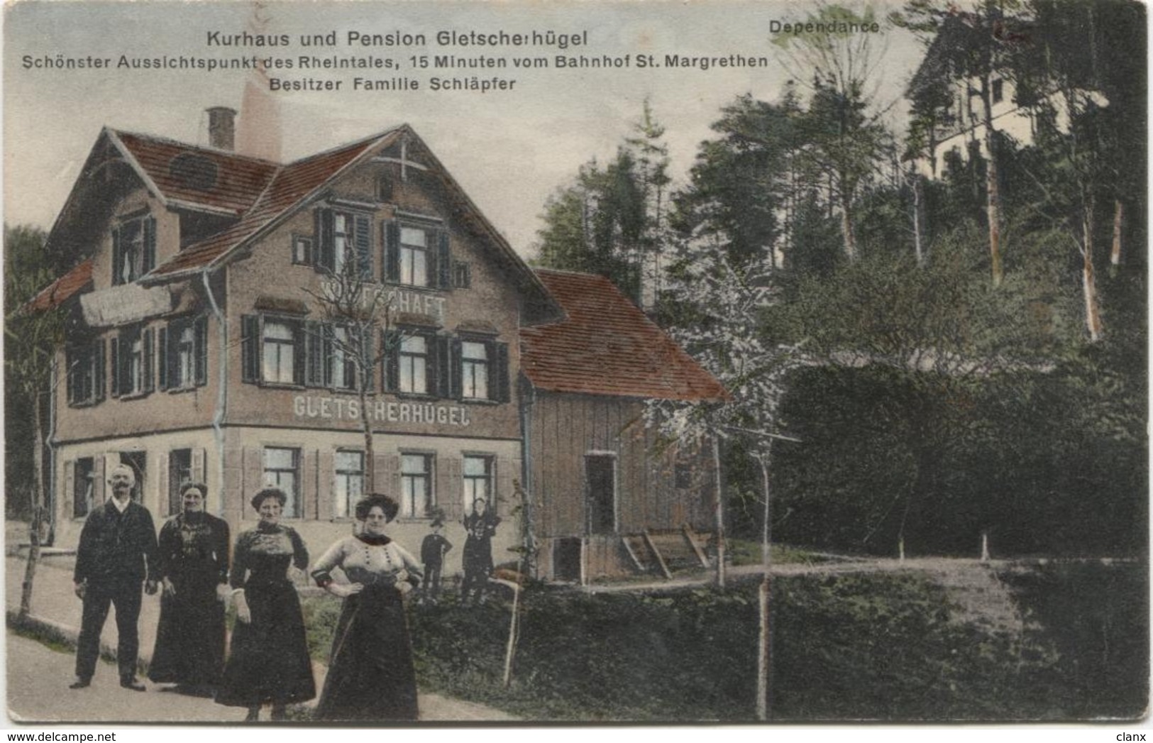 ST. MARGRETHEN Restaurant Gletscherhügel SG 1913 - Other & Unclassified