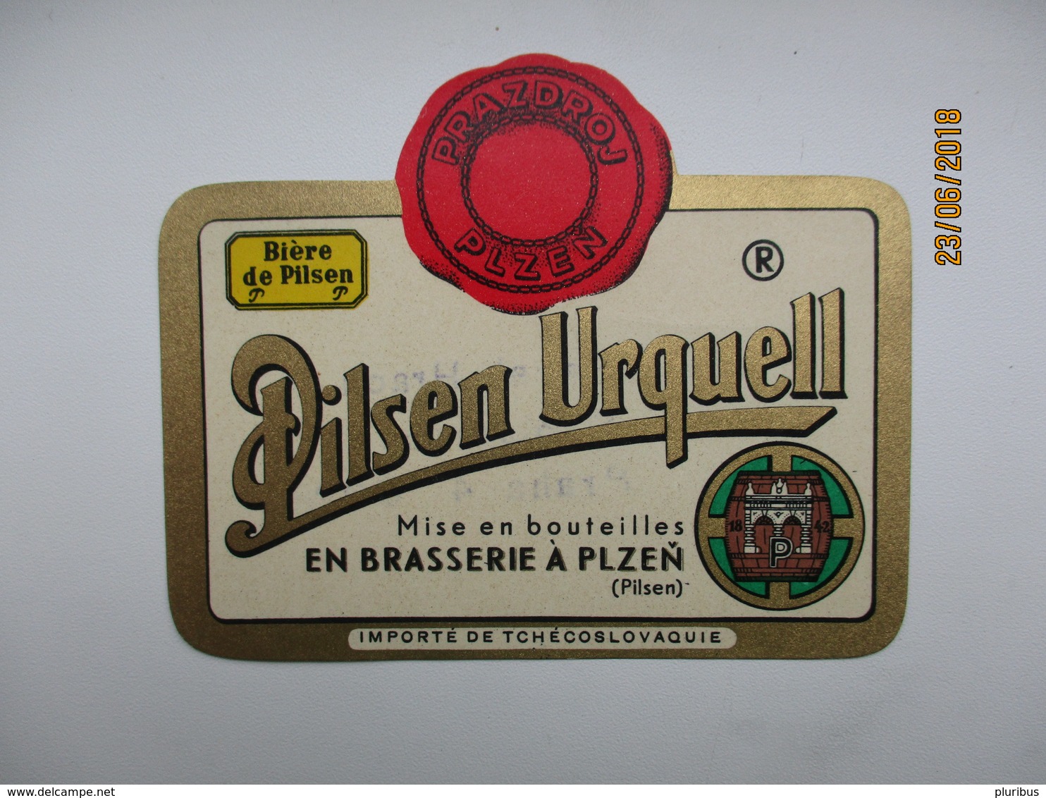 PILSNER URQUELL 3 , BEER LABEL   , 0 - Bière