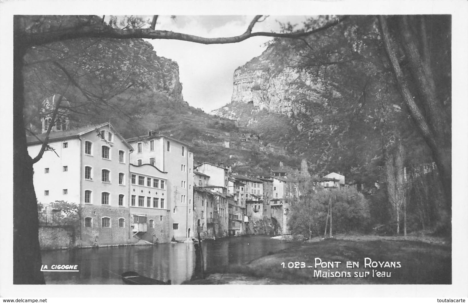 CPA 38 PONT EN ROYANS MAISONS SUR L EAU - Pont-en-Royans