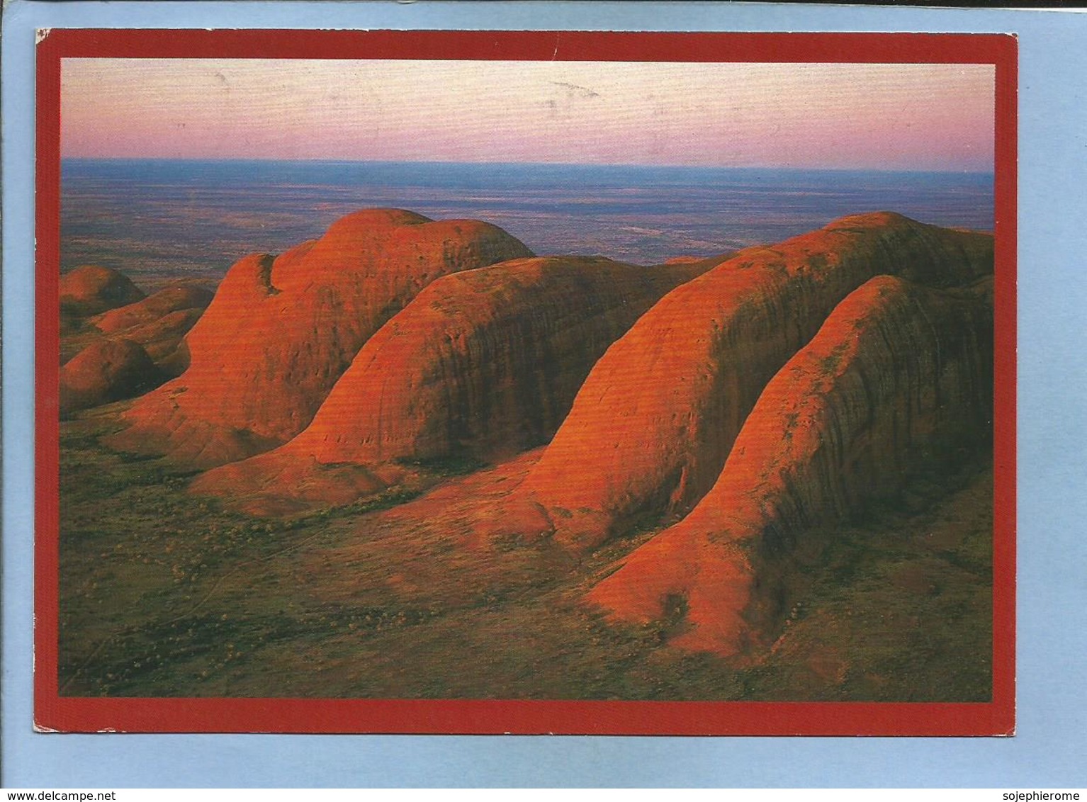 (Uluru &) The Olgas Like Nearby Ayers Rock Can Change Colours Dramatically At Sunset 2 Scans 19-10-1994 - Uluru & The Olgas