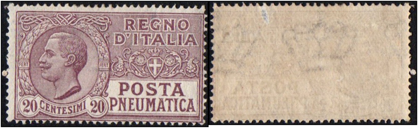 Italy.   1926 POSTA PNEUMATICA. 20c. MH - Ungebraucht