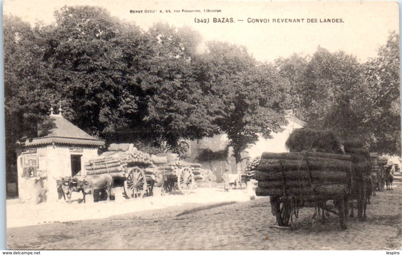 33 - BAZAS --  Convoi Revenant Des Landes - Bazas