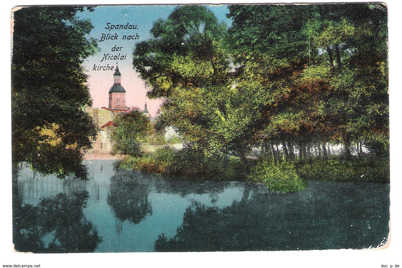 Germany - Berlin Spandau - Blick Nach Der Nikolai Kirche - Alte Ansicht - Spandau