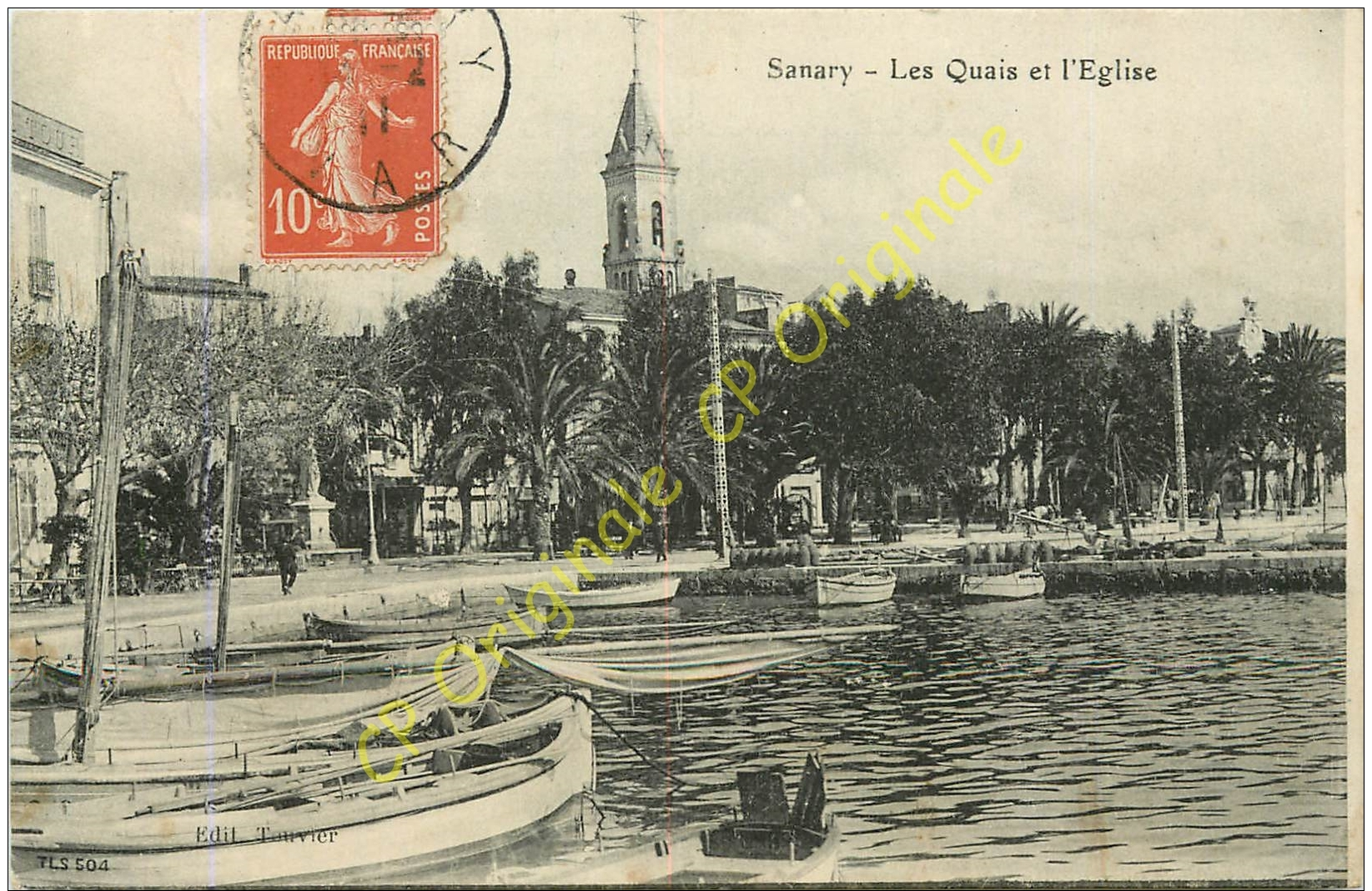 83. SANARY .  Les Quais Et L'église . - Sanary-sur-Mer