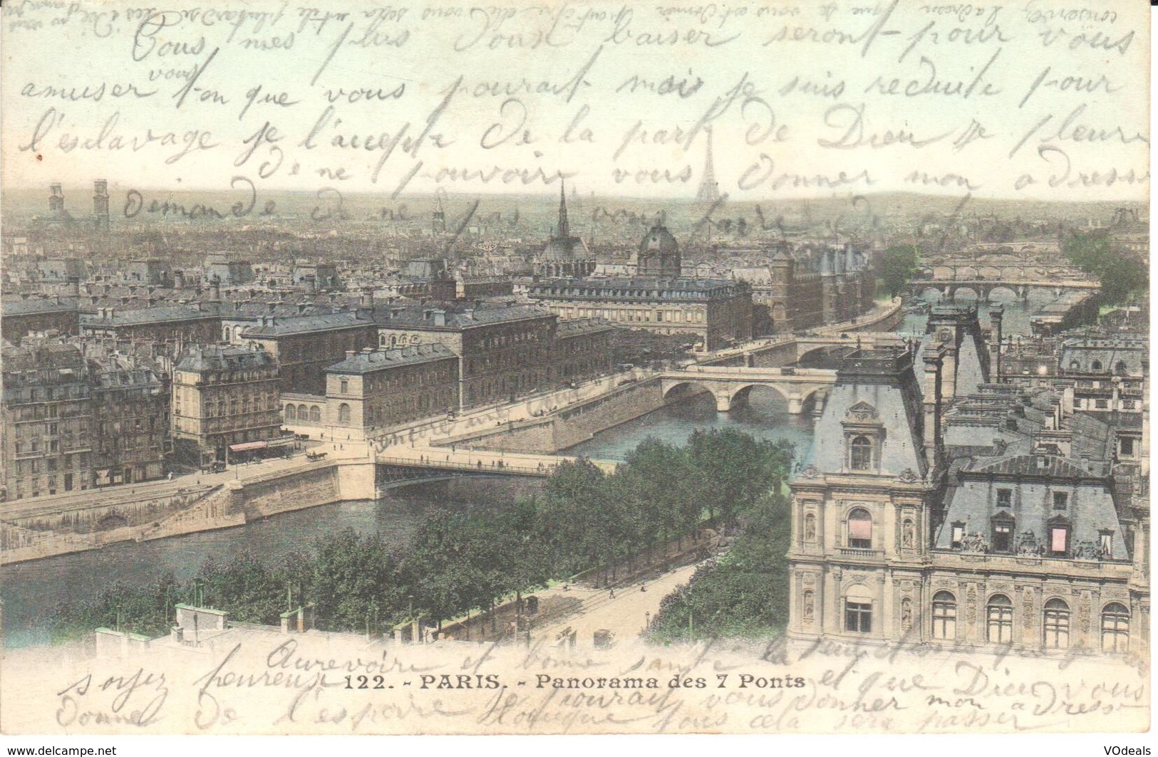 (75) Paris - CPA - Panorama Des 7 Ponts - Bridges