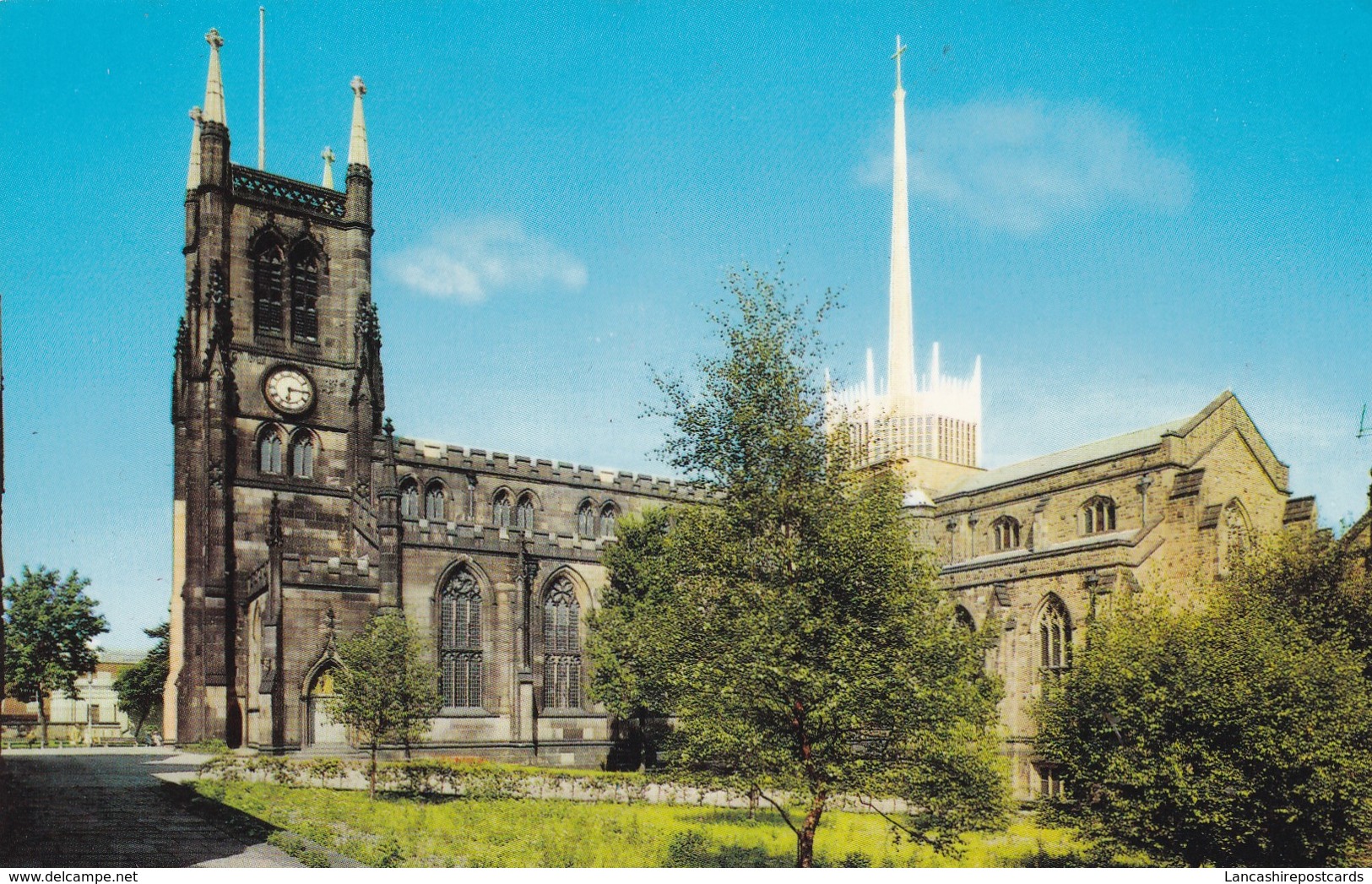 Postcard The Cathedral Blackburn  My Ref  B12250 - Other & Unclassified