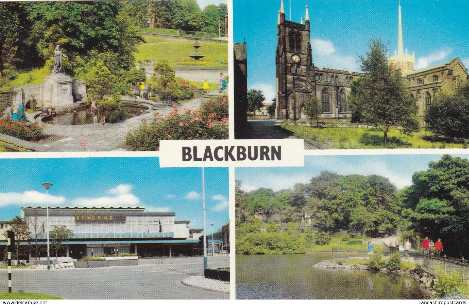 Postcard  Blackburn Multiview  My Ref  B12251 - Other & Unclassified