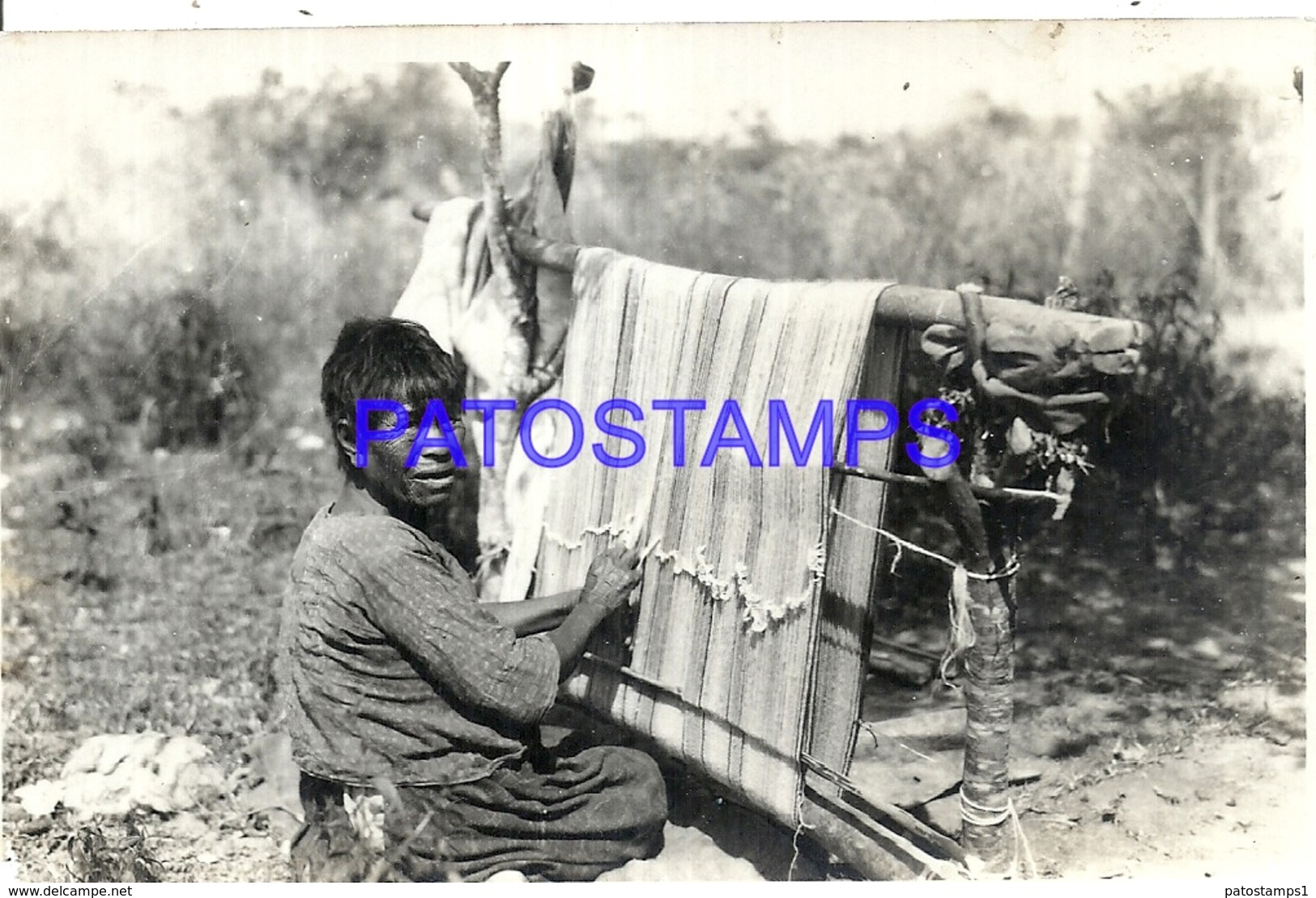 95157 PARAGUAY COSTUMES NATIVE TEJEDOR POSTAL POSTCARD - Paraguay