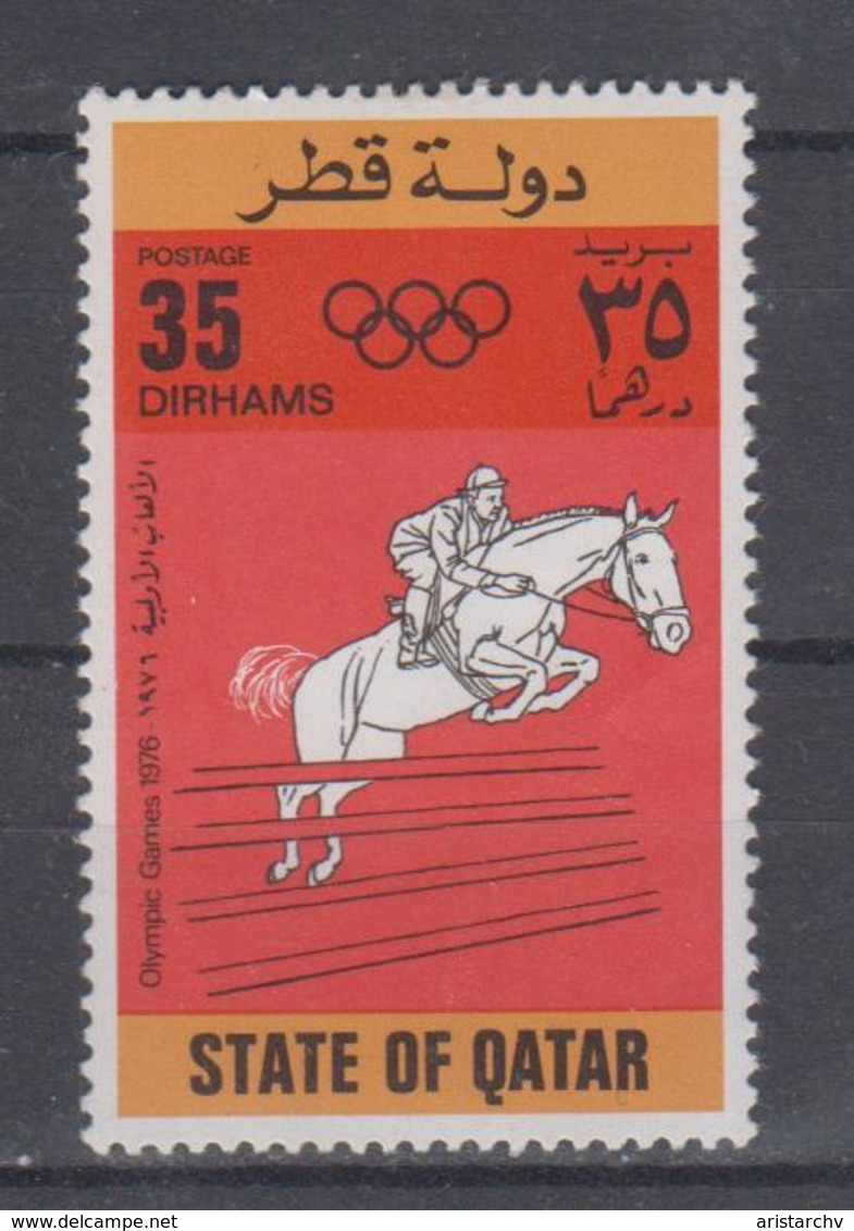 QATAR 1976 OLYMPIC GAMES HORSE JUMPING RIDING EQUESTRIAN - Reitsport