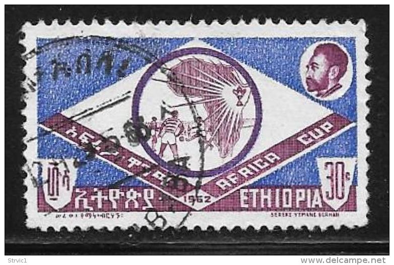 Ethiopia, Scott # 381 Used Soccer, 1962 - Ethiopia