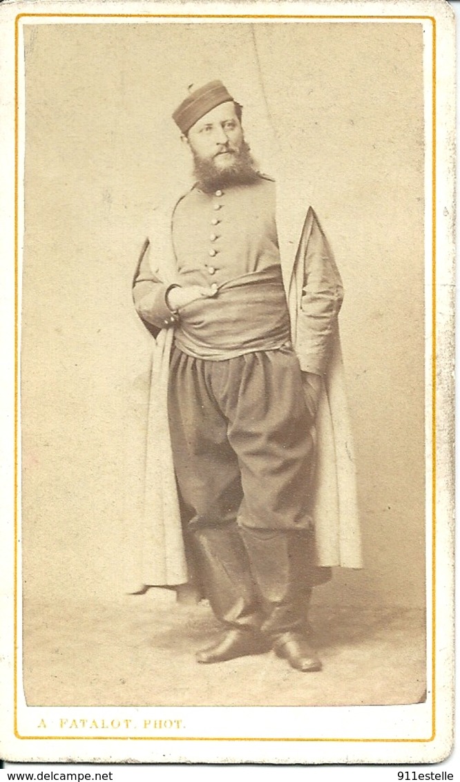 PHOTO   HOMME à La BARBE   , Format  10,5 X 6,5 - War, Military