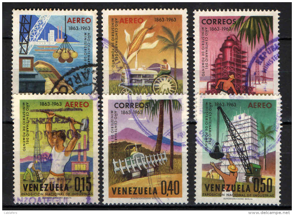 VENEZUELA - 1964 - PROGETTO DI SVILUPPO DEL VENEZUELA - USATI - Venezuela