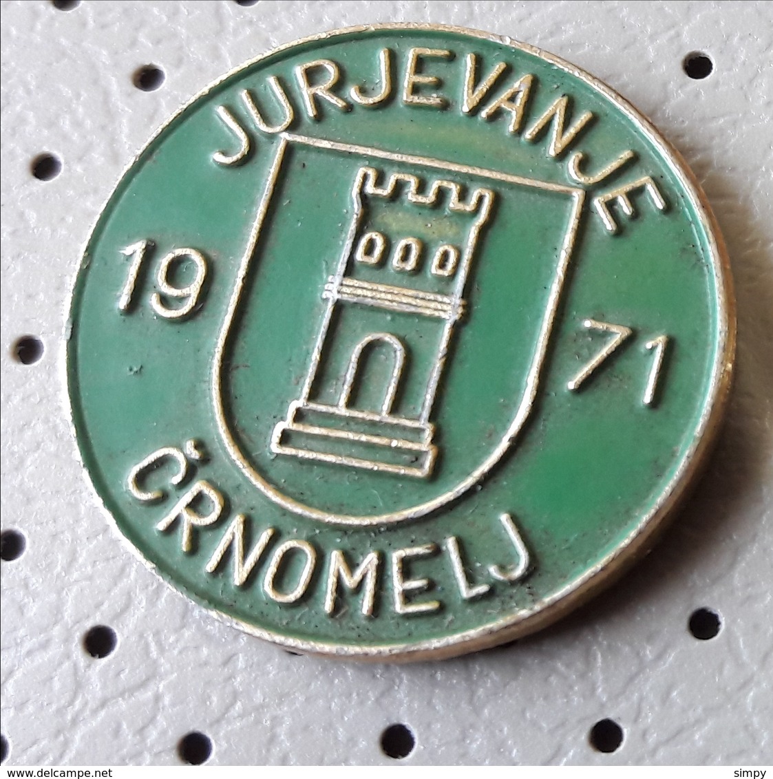 Dance Folklore Folk Festival Crnomelj Jurjevanje SLOVENIA Vintage Pin - Other & Unclassified