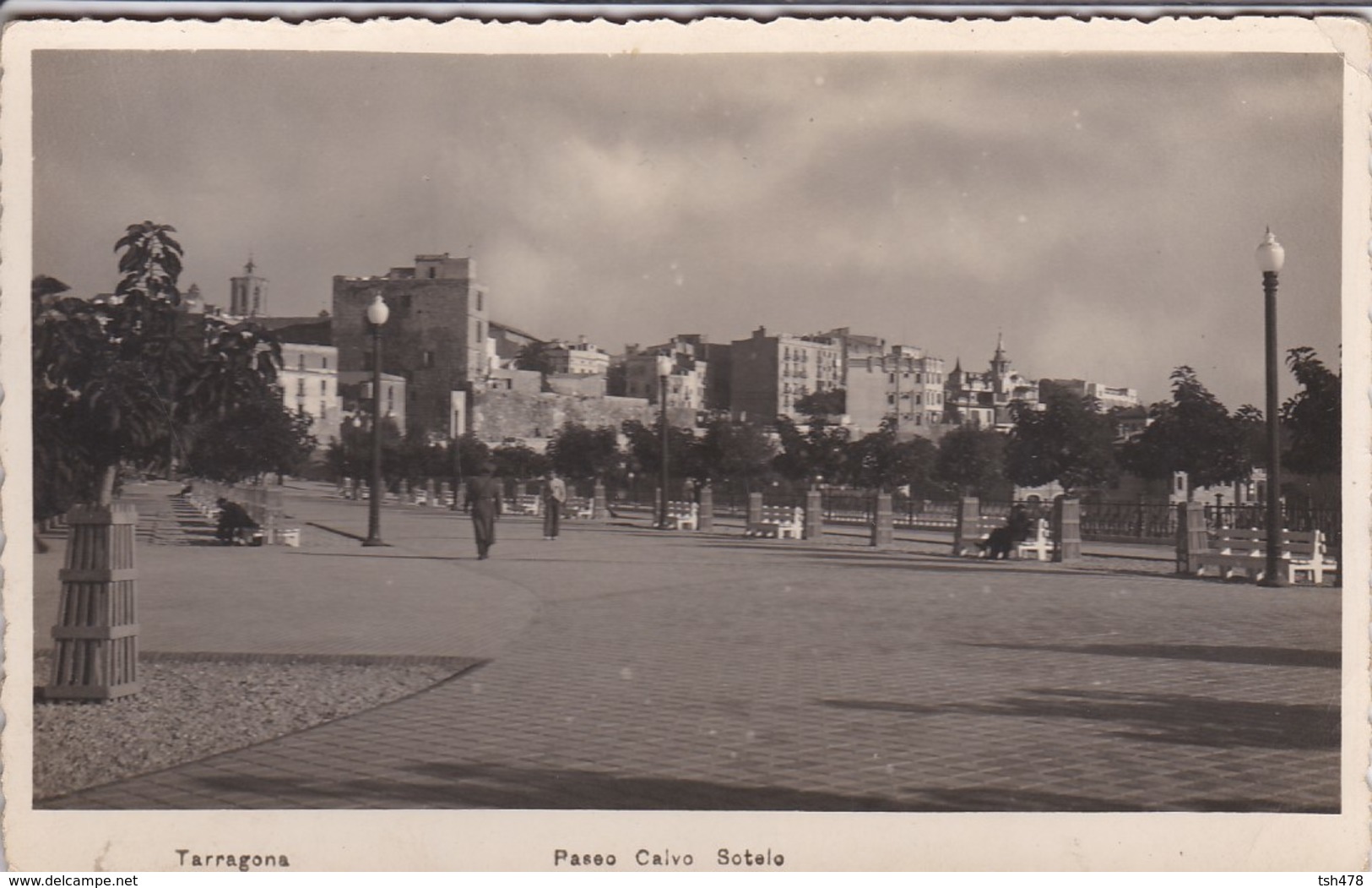 ESPAGNE--RARE---TARRAGONA--paseo Calvo Sotelo---voir 2 Scans - Tarragona