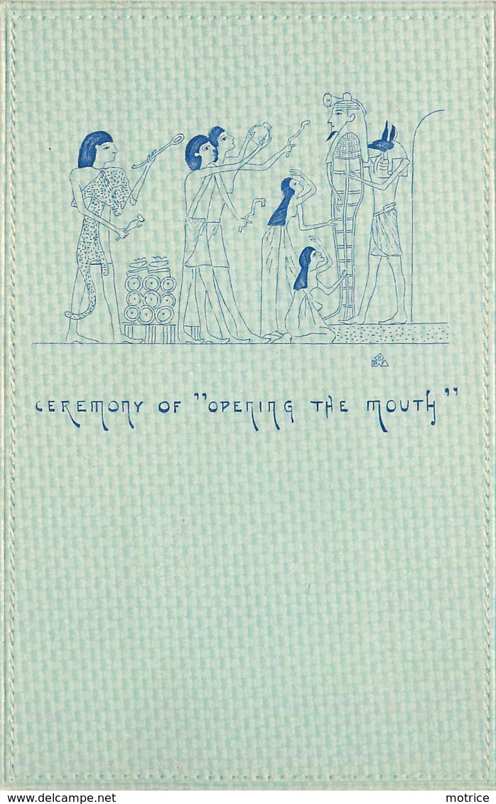 EGYPTE - Ceremony Of Opening The Mouth, Carte Illustrée. - Museos