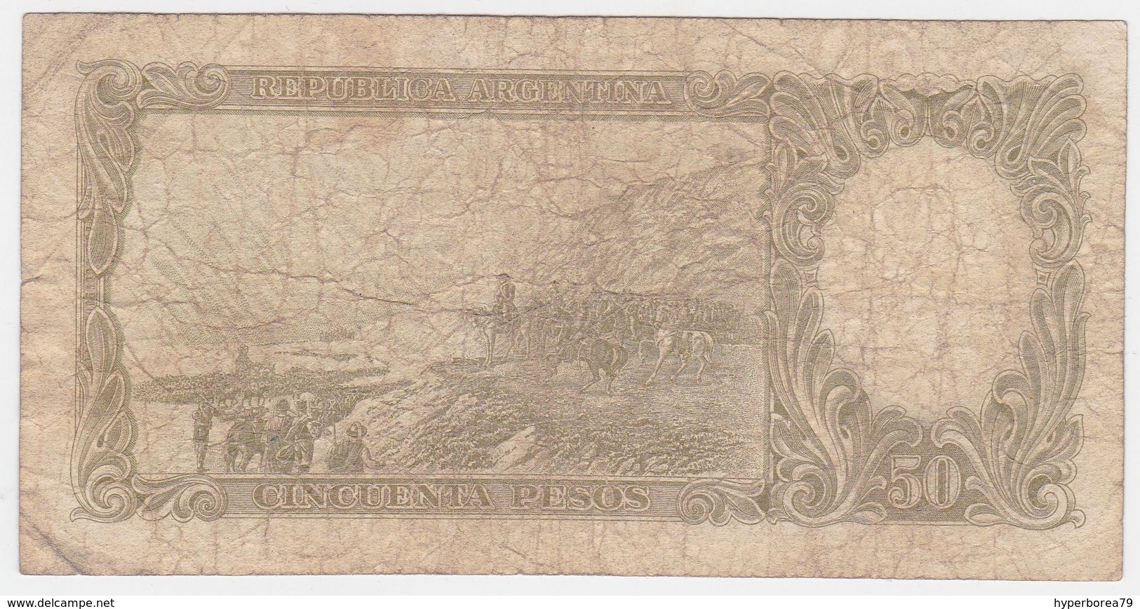 Argentina P 276 - 50 Pesos 1968 1969 - Fine - Argentina