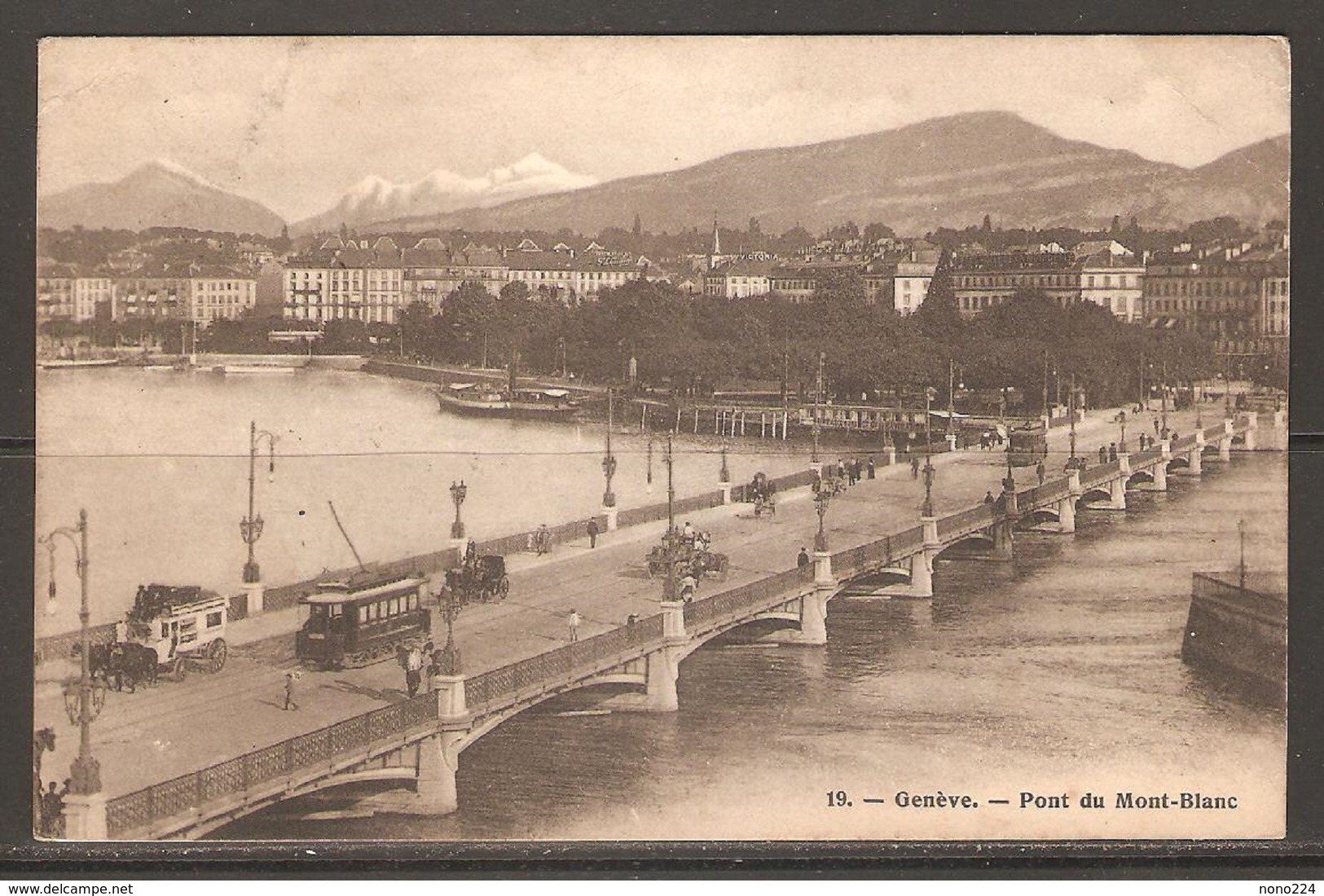 Carte P ( Suisse / Genève - Pont Du Mont-Blanc ) - Genève