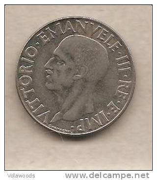Italia - Moneta Circolata Da 1 Lira "Impero" Antimagnetica - 1940 - 1900-1946 : Vittorio Emanuele III & Umberto II