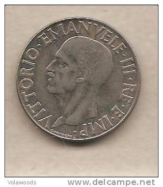 Italia - Moneta Circolata Da 1 Lira "Impero" Magnetica - 1940 - 1900-1946 : Victor Emmanuel III & Umberto II