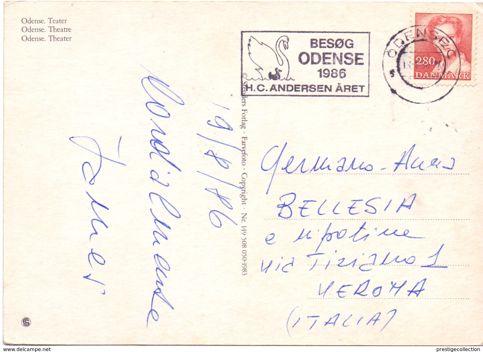 ODENSE DENMARK  TEATRE ODENSE 1986 (GIUGN180205) - Teatro