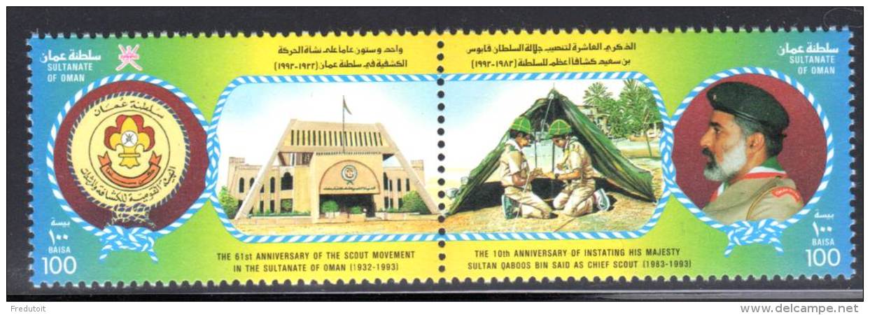 OMAN - 1993 -N° 353/4  **  Scoutisme - Oman